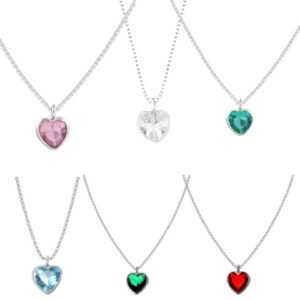 COLAR CORAÇÃO PONTO DE LUZ - PRATA 925