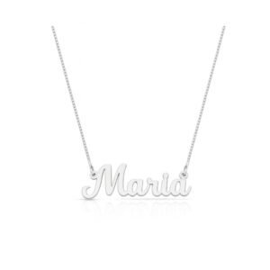 COLAR MANUSCRITO PERSONALIZADO - PRATA 925