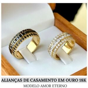 ALIANÇAS DE CASAMENTO - AMOR ETERNO