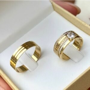 ALIANÇA DE OURO 18K - PROMESSA