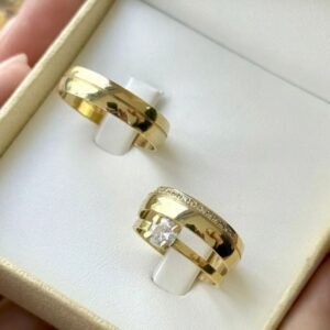 ALIANÇA DE OURO 18K - LOVERS