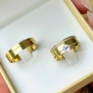 ALIANÇA DE OURO 18K - PUREZA