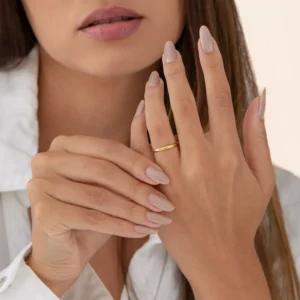 ALIANÇA DE OURO 18K - FINA