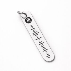 Pingente de prata Spotify - 3cm