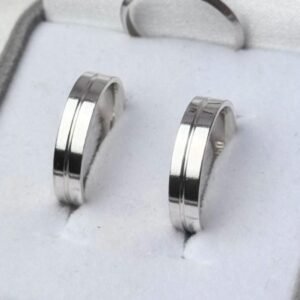 PAR DE ALIANÇA ALASKA 4MM