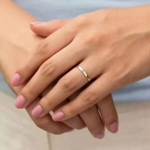 PAR DE ALIANÇA DE OURO 18K TRADICIONAL -2,0MM