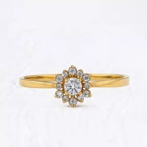 ANEL DE NOIVADO OURO SOLITÁRIO PRIME