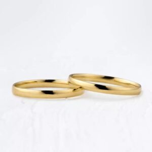 ALIANÇA DE CASAMENTO EM OURO 2MM ABAULADA CLASSIC