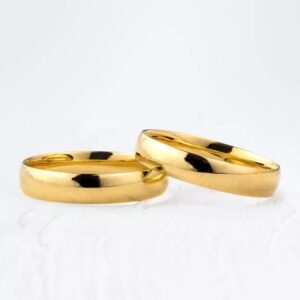 ALIANÇA DE CASAMENTO EM OURO 4MM ABAULADA CLASSIC