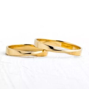 ALIANÇA DE CASAMENTO EM OURO3 MM ETERNAL - PAR