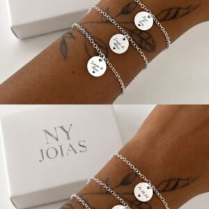 PULSEIRA COM PLACA PERSONALIZADA